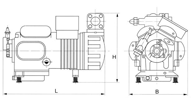 D8DJ-600 X used copeland compressors for sale,copeland compressor used fridge,dwm copeland compressor